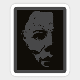 Negative Creeps - Michael Myers (negative) Sticker